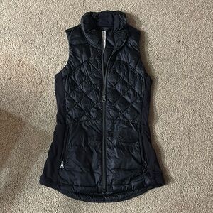 lululemon Black Puffer Vest